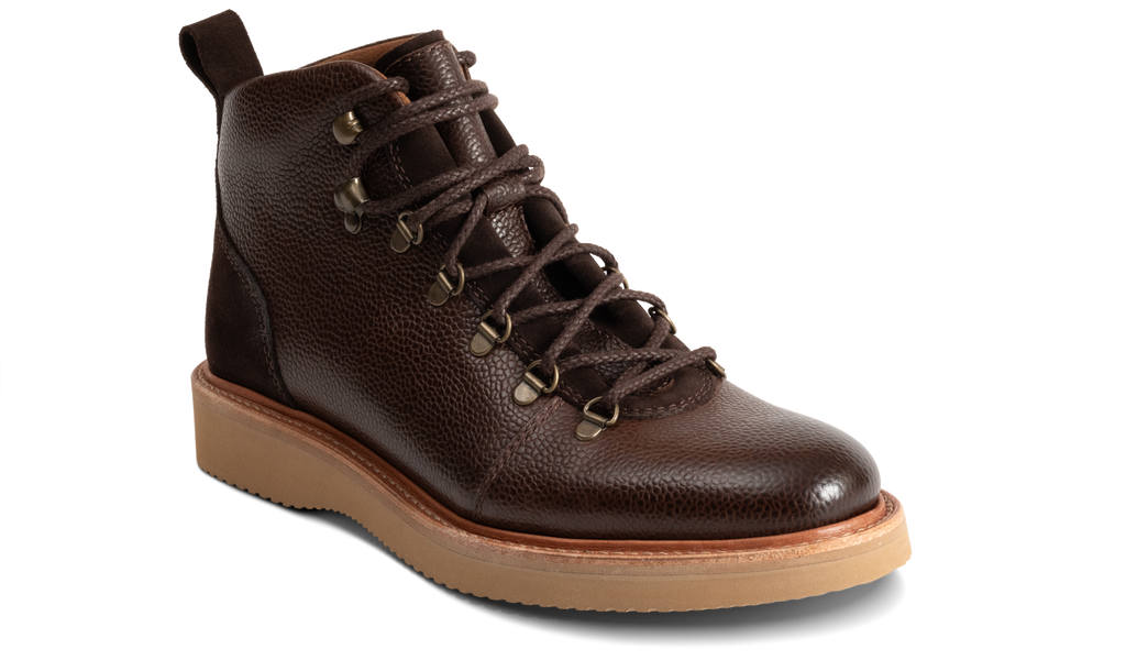 Frank - Choc Grain Choc Suede