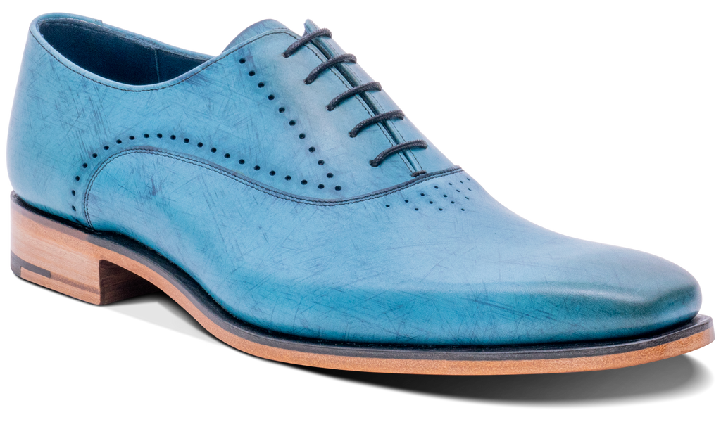 Mens sky blue 2025 dress shoes