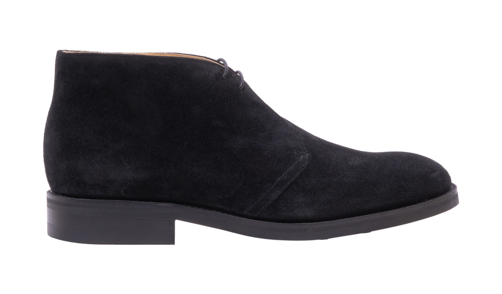 Mens black suede outlet chukka