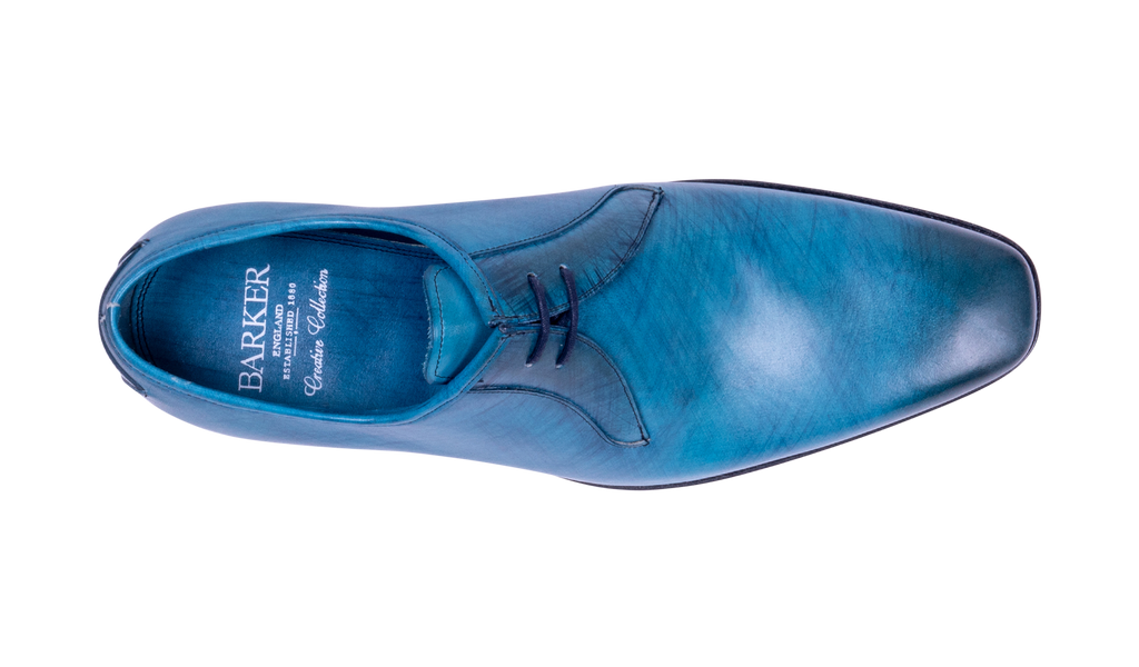 Teal deals leather shoes