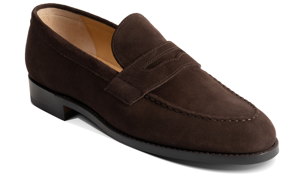 Braunton - Dark Brown Suede