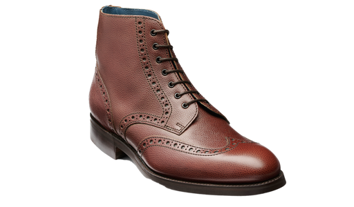 Butcher Brown Grain Barker Shoes UK