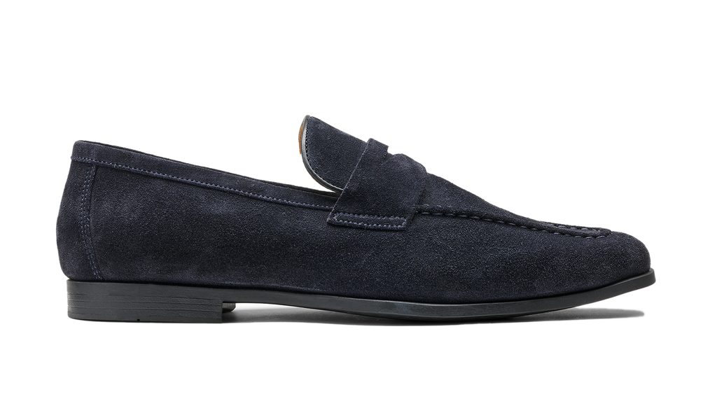 Capri - Navy Suede