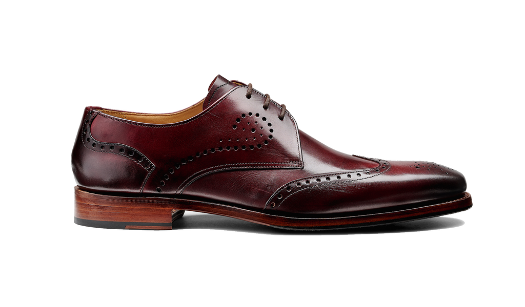 George - Burgundy Hand Patina