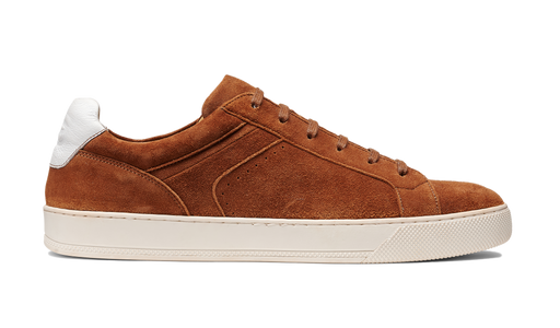 Skylar - Camel Suede White