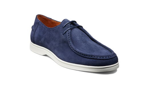 Vigo - Navy Suede White Sole