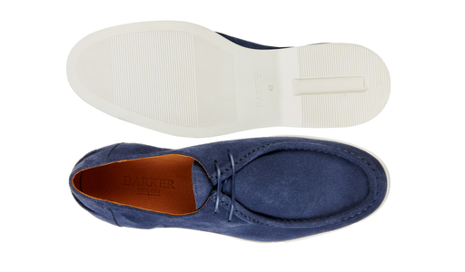 Vigo - Navy Suede White Sole