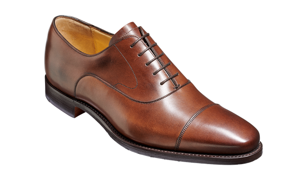 Wright - Walnut Calf Hand-Stitched | Mens Oxford | Barker Shoes UK