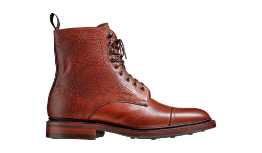 Donegal - Antique Rosewood | Mens Toe Cap Boot | Barker Shoes UK