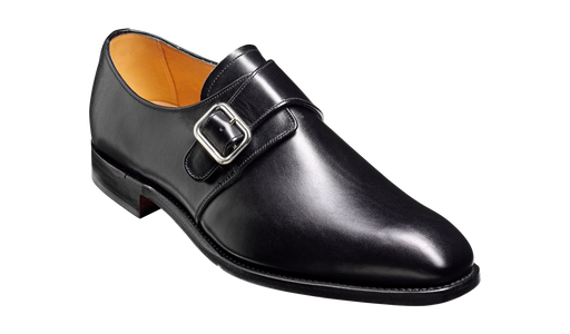 Bank Black Calf Leather Shoes For Men's | Barker Shoes UK