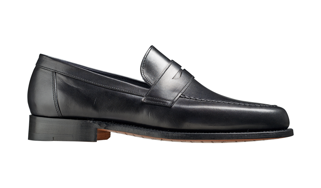 Jevington - Black Calf | Mens Loafer | Barker Shoes UK