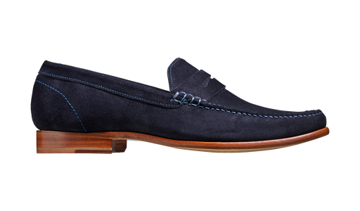 William - Dark Navy Suede